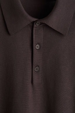 Polo en punto fino Regular Fit - H&m фото 5