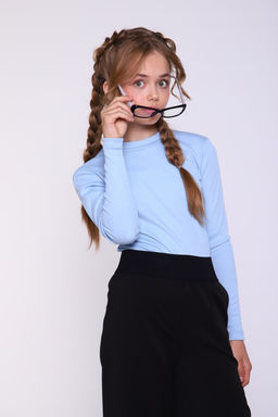 Джемпер "лапша" стойка арт. 13288