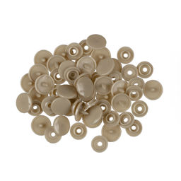 Кнопка Micron POM-10/500 Кнопки пластиковые пластик d 10 мм 500 шт. № 014 серый