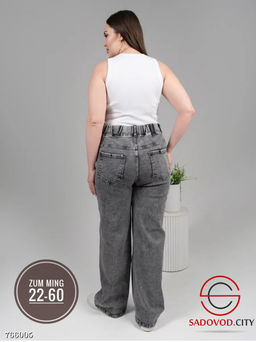Джинсы широкие прямые женские - Bruno фото 3
