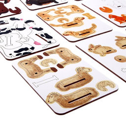 Фигурки животных деревянные «Ферма. Домашние животные»