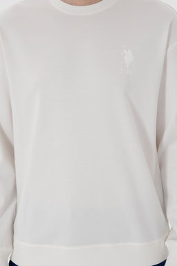 Erkek Beyaz Sweatshirt Sepette S_rpriz _ndirim - U.s. polo assn фото 6