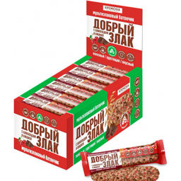 К-ф. Добрый злак Мульт батончик с вишн и молочн шок 19г*24