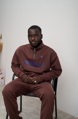 Мужской трикотажный костюм c начесом "Yoshkar-Ola" шоколад