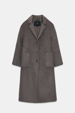 ZW COLLECTION LIMITED EDITION WOOL BLEND COAT - Zara фото 10
