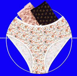 Цена за 3 шт. Трусы женские Miss Emma Турция высокая посадка большие размеры № 6