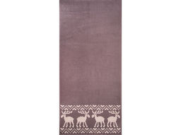 Полотенце махровое 6с102.411ж1 Оленики(т.с.мальв1) 67х150см