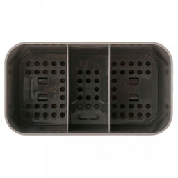 Сушилка для столовых приборов пластмассовая "Смарт" 15,7х8,7х11,1см, пыльно-серый (Россия)