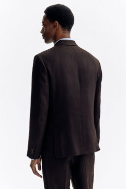 Americana en mezcla de lino Regular Fit - H&m фото 8