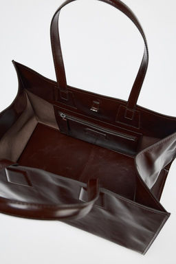 LEATHER TOTE - Zara фото 6
