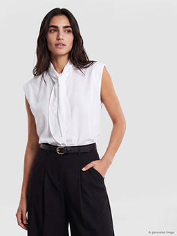 Fular Yaka Oversize Kad?n G?mlek