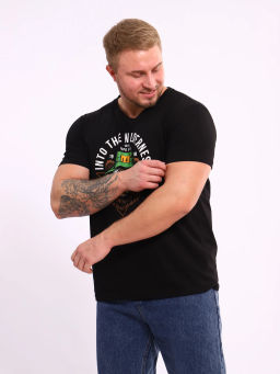 Футболка мужская, цвет черный