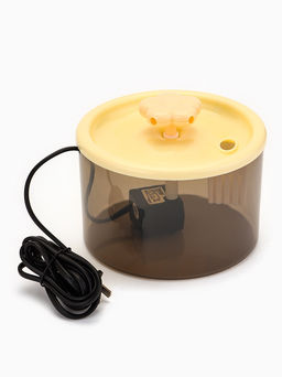 Фонтан для животных с миской, 34×17.5×11.5 см, бежевый