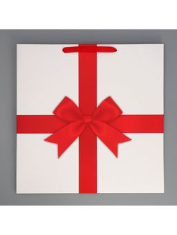 Пакет квадратный Red, 40 40 40 см - Дарите счастье фото 6