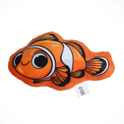 Игрушка для кошек с мятой Рыба-клоун, 13 х 8 см - Пушистое счастье фото 8