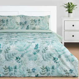 Постельное бельё Этель Евро Эвкалипт 200х217 см, 220х240 см, 50х70 см -2 шт, поплин  фото 8