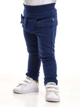 Брюки для девочки UD 0306 синий - Mini maxi фото 2