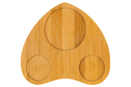 Набор - сахарница 440 мл 16*17*8,5 см Сфера с ложкой + солонка + перечница на дер. подст. - Elan gallery фото 11