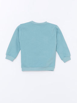 Bisiklet Yaka Bask?l? Erkek Bebek Sweatshirt - Waikiki фото 2