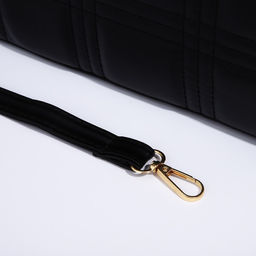 Сумка женская тоут на магните, 27×8×25 см, чёрная