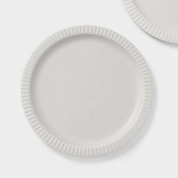 Тарелки Magistro Jarwah Lausanne, d=25 см, обеденные, набор 2 шт., фарфор, белые