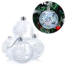 Набор шаров "Хрустальная мечта" (6см) в пакете