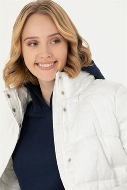 Женское пальто цвета экрю - U.s. polo assn фото 2