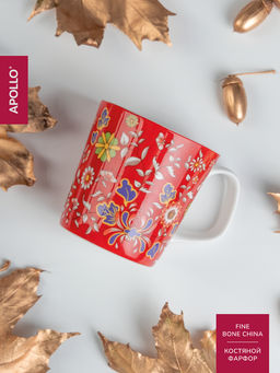 Кружка APOLLO genio Florido Cono 370 мл красный  фото 7