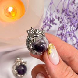 Кулон Дракон с Аметистом - Радуга самоцветов фото 2