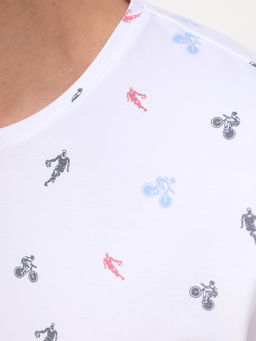 Футболка мужская короткий рукав GREG G145-PP4T-LT1857 (белый)  фото 2