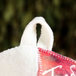 Цена за 2 шт. Шапка для бани и сауны «Баба с огоньком», полиэфир 70%, шерсть 30%, «Добропаровъ»