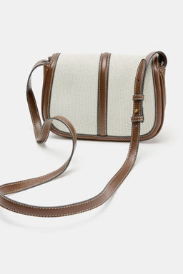 BOLSO COMBINADO BANDOLERA / Beige claro - Zara фото 5