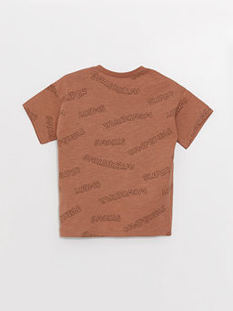 Bisiklet Yaka K?sa Kollu Desenli Erkek Bebek Ti??rt - Waikiki фото 2