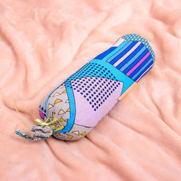 Подушка-валик с лавандой и стружкой можжевельника, сувенирный, 10×28 см, МИКС