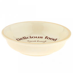 Делишес фуд (Delicious food) Блюдце-розетка для варенья фарфоровое д10,2см h2,9см, с деколью (Китай) - Домашняя Мода фото 2