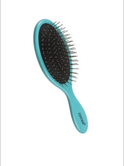 Расческа SZ-CH-16-3 (mda-210) TURQUOSE массажная металл зубья, цвет бирюзовый