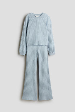 Conjunto de dos piezas en punto trenzado - H&m фото 2