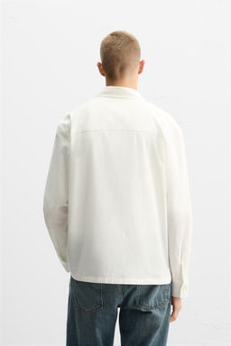 TEXTURED RELAXED FIT SHIRT - Zara фото 3