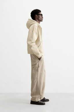 FADED CANVAS TROUSERS - LIMITED EDITION - Zara фото 4
