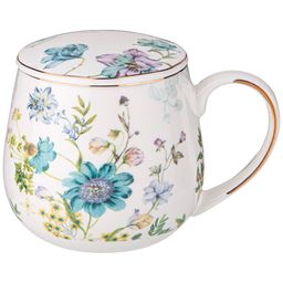 КРУЖКА LEFARD PRIMAVERA С КРЫШКОЙ 430 МЛ (КОР=24ШТ.)