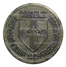 Монета 10 пфеннигов 1918 года Германия  Нотгельд Кобленц