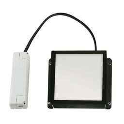ULP-1010 7W/4000К IP40 GRILYATO OPAL BLACK Светильник светодиодный потолочный встраиваемый. Белый свет (4000K). 788Лм. Для ячеек 100x100мм. Корпус черный. В комплекте с и/п. ТМ Uniel