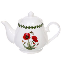 Чайник заварочный керамический 530мл "Цветочная грация", маки