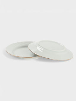 Сервиз столовый Добрушский завод «Голубка», 36 предметов, 4 вида тарелок, фарфор, белый