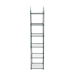 Стеллаж для рассады, 5 полок, 190×40×65 см, металлический каркас d=12 мм, без чехла, Greengo