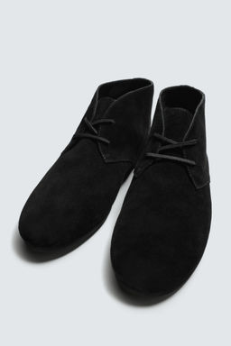 BOTA PIEL SUELA VIBRAM® AARON LEVINE X ZARA / Negro  фото 5