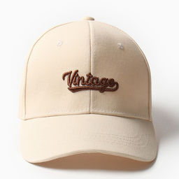 Кепка MINAKU Vintage, бежевый, размер 56-58