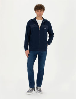 Lacivert Regular Fit Kap__onlu H_rka - Pierre cardin фото 4