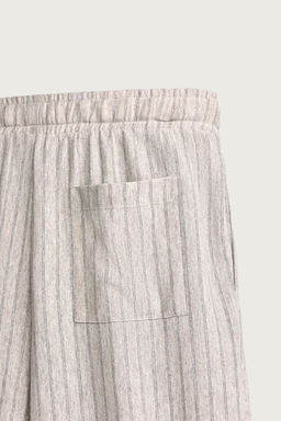 PANTAL?N RELAXED FIT RAYAS / piedra - Zara фото 9