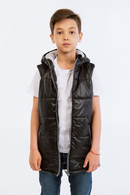 Жилет для мальчика "Хэппи" черный
